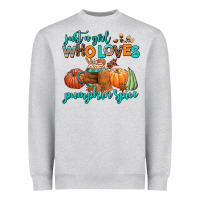 Just A Girl Who Loves Pumpkin Spice Heavyweight Sweatshirt | Teevron