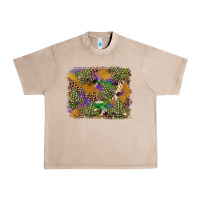 French Oak mardi gras plaid purple glitter background Urban Heavy Tee - FaDigitalArtStudio