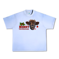 Grape Ice Merry Christmas Calf Urban Heavy Tee - RanaPortraitStore