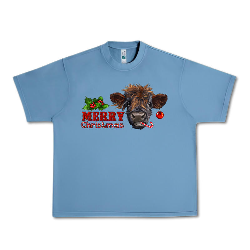 Merry Christmas Calf Urban Heavy Tee by RanaPortraitStore | Teevron