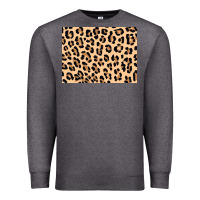 Charcoal Heather leopard background 3200x2400 Premium Sweatshirt - AdoDesignShop