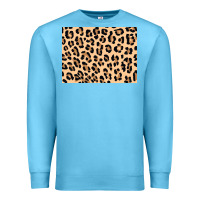 Ocean Blue leopard background 3200x2400 Premium Sweatshirt - AdoDesignShop