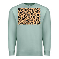 Seafoam leopard background 3200x2400 Premium Sweatshirt - AdoDesignShop