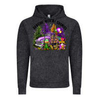 Vintage Black mardi gras hanging with my gnomies Vintage Hoodie - FaDigitalArtStudio