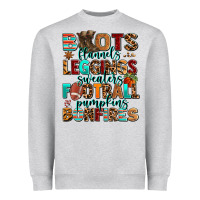 Heather Grey boots flannels Heavyweight Sweatshirt - AdoDesignShop