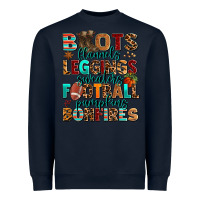 Navy boots flannels Heavyweight Sweatshirt - AdoDesignShop
