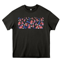 Asphalt American popsicle Heavy Core Tee - TumblerDesignByShophia