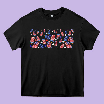 American Popsicle Heavy Core Tee Designed By Tumblerdesignbyshophia
