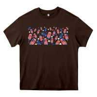 Chocolate Brown American popsicle Heavy Core Tee - TumblerDesignByShophia