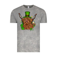 Cloud Rock St. Patrick's Day cow Vintage Tee - OliviaCreatesArt