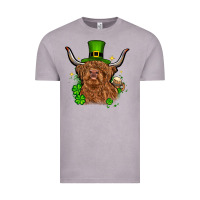 Vintage Zinc St. Patrick's Day cow Vintage Tee - OliviaCreatesArt