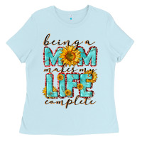 Being A Mom Makes My Life Complete Mother's Day Ladies Tee | Teevron