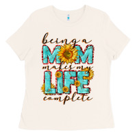 Bone Being a Mom makes my life complete Mother's Day Ladies Tee - CowGirlArtShop