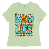 Matcha Being a Mom makes my life complete Mother's Day Ladies Tee - CowGirlArtShop