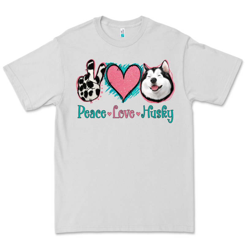 Peace Love Husky Premium Tee by Jasminsmagicworld | Teevron