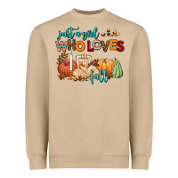 Mushroom just a girl who loves fall Heavyweight Sweatshirt - AdoDesignShop