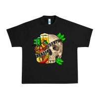 Black Skull crawfish season Urban Heavy Tee - FaDigitalArtStudio