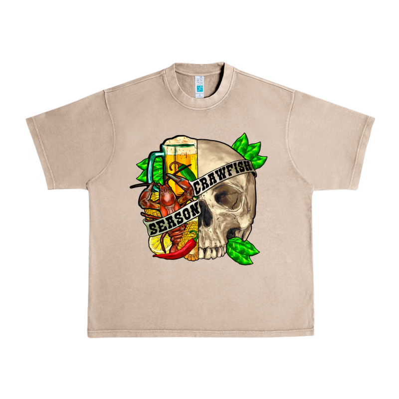 Skull Crawfish Season Urban Heavy Tee by FaDigitalArtStudio | Teevron