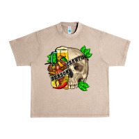 French Oak Skull crawfish season Urban Heavy Tee - FaDigitalArtStudio