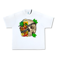 White Skull crawfish season Urban Heavy Tee - FaDigitalArtStudio