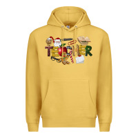 Antique Gold christmas teacher Premium Hoodie - LillyAllenDesigns