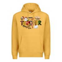Mustard christmas teacher Premium Hoodie - LillyAllenDesigns