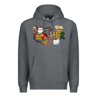 Rock christmas teacher Premium Hoodie - LillyAllenDesigns