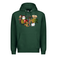 Sports Green christmas teacher Premium Hoodie - LillyAllenDesigns