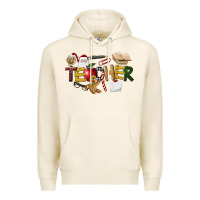 Tofu christmas teacher Premium Hoodie - LillyAllenDesigns