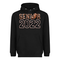 Black senior football Heavyweight Hoodie - AdoDesignShop
