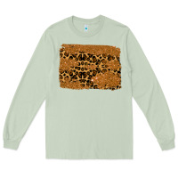 Matcha leopard glitter background Long Sleeve Tee - RanaPortraitStore