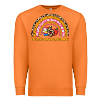 Carrot back to school rainbow hello sixth grade Premium Sweatshirt - AdoDesignShop
