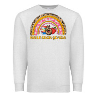 Oatmeal Heather back to school rainbow hello sixth grade Premium Sweatshirt - AdoDesignShop