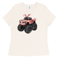 Bone Easter monster truck Easter Day Ladies Tee - HowdyJamesFarm