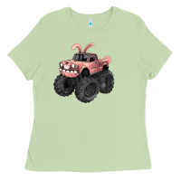 Matcha Easter monster truck Easter Day Ladies Tee - HowdyJamesFarm