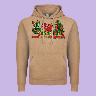 Peace Love Nutcrackers Vintage Hoodie Designed By Bundleandbundleshop
