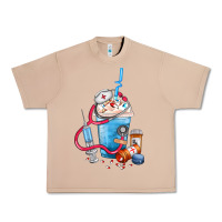 Burro Nurse frappe coffee Urban Heavy Tee - FaDigitalArtStudio