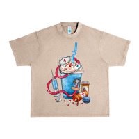 French Oak Nurse frappe coffee Urban Heavy Tee - FaDigitalArtStudio