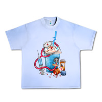 Grape Ice Nurse frappe coffee Urban Heavy Tee - FaDigitalArtStudio