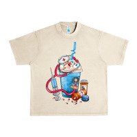 Sandshell Nurse frappe coffee Urban Heavy Tee - FaDigitalArtStudio