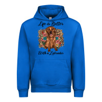 Cobalt life is better with a labrador Urban Hoodie - JahusDesignShop