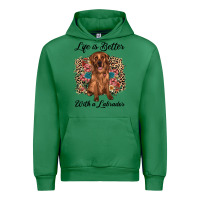 Emerald life is better with a labrador Urban Hoodie - JahusDesignShop