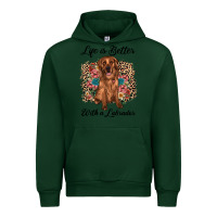 Forest Green life is better with a labrador Urban Hoodie - JahusDesignShop