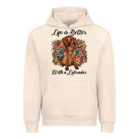 Sandshell life is better with a labrador Urban Hoodie - JahusDesignShop