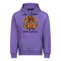 Tulip life is better with a labrador Urban Hoodie - JahusDesignShop