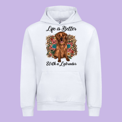 Life Is Better With A Labrador Urban Hoodie Designed By Jahusdesignshop