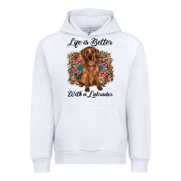 White life is better with a labrador Urban Hoodie - JahusDesignShop