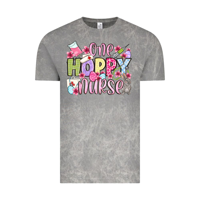Easter Day One Hoppy Nurse Vintage Tee by OliviaCreatesArt | Teevron