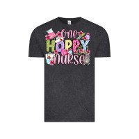 Vintage Black Easter Day One hoppy Nurse Vintage Tee - OliviaCreatesArt