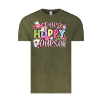 Vintage Olive Easter Day One hoppy Nurse Vintage Tee - OliviaCreatesArt